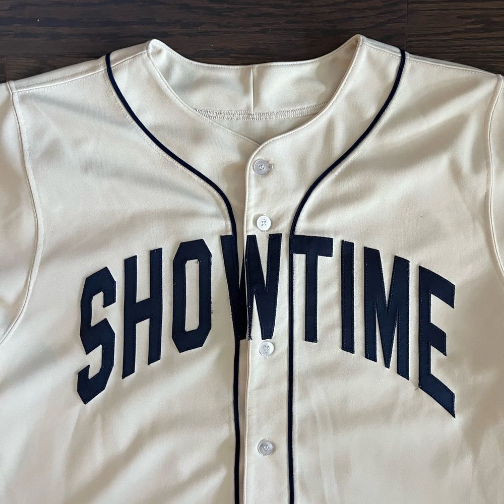 Sewn #10 SHOWTIME promotional made in USA baseball team jersey 46 Large men’s - Picture 3 of 4